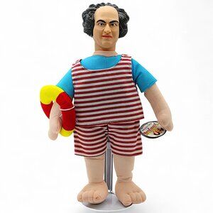 The Three Stooges Larry Swimsuit Plush Doll Figure 18" Officially Licensed Colle